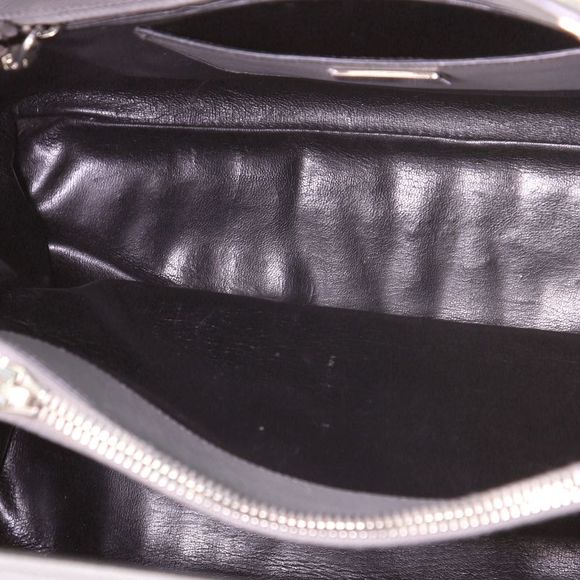 Prada Turnlock Cuir Twin Tote Saffiano Leather Medium - Picture 4 of 6